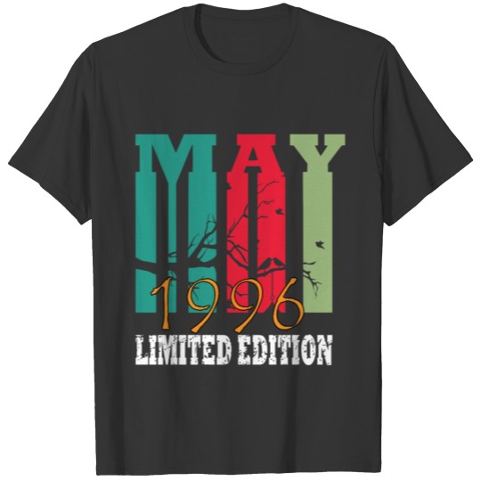 1996 vintage born in May gift T-shirt