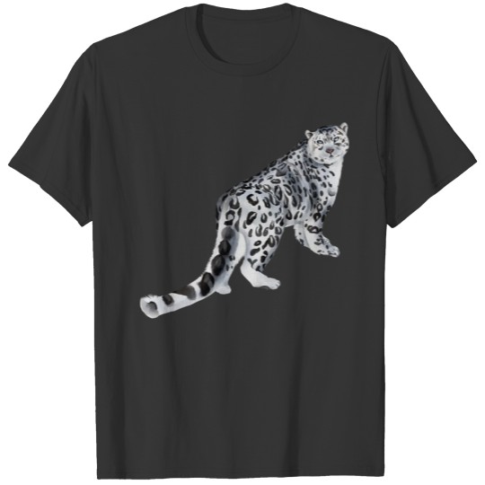 wo snow leopard T-shirt