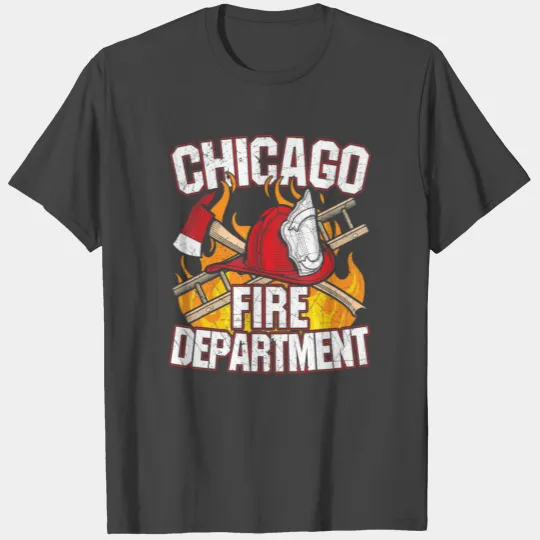 Chicago Fire Department CFD Firefighter T Shirts