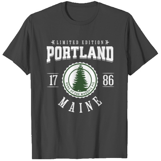 Portland Maine College Home of the Whoopie Pie T Shirts