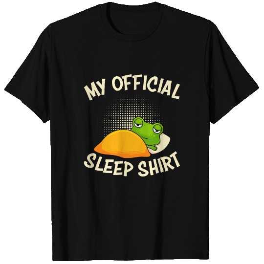 My official sleep T Shirts sleeping frog