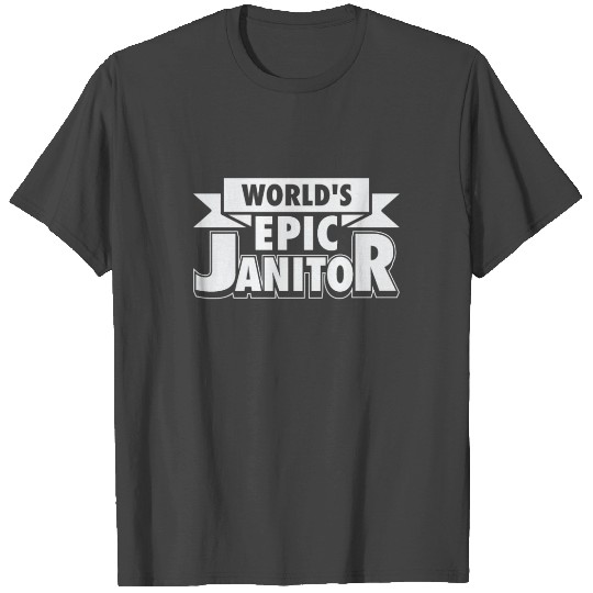 Janitor Epic Custodian Maintenance Caretaker T Shirts