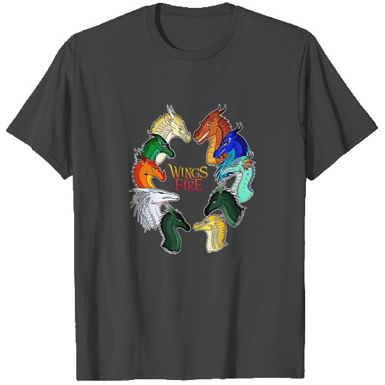 Graphic Wings Of Fire Manga Series Tribes For Kids T Shirts