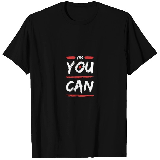 Red Modern Inspirational Quote T Shirts