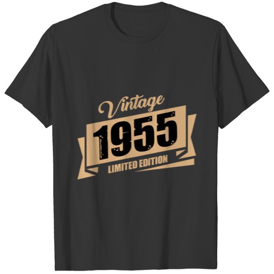Funny Birthday Born in 1955 Limited Edition T-shirt