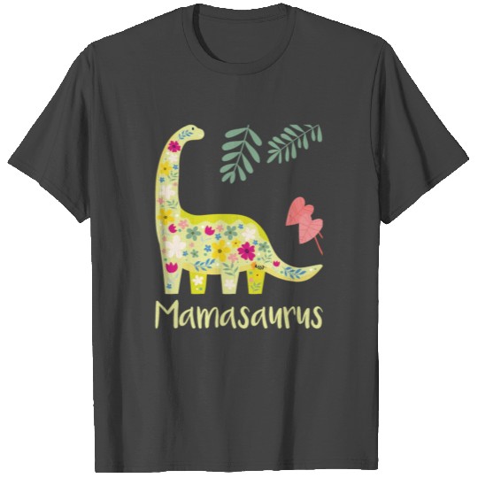 Womens Mamasaurus Cute Dino Mother Mom Dinosaur T Shirts