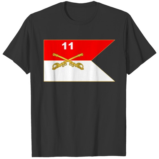 Army 11th Armored Cavalry Regiment Guidon T-shirt