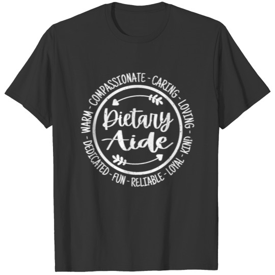 Dietary Aide Dietitian Dietitcian Worker Vintage T-shirt