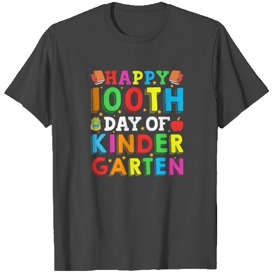 100 Days Of Kindergarten - Happy 100th Day Of Scho T Shirts