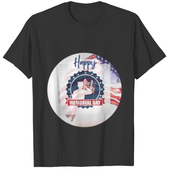 Happy Memorial Day, with Solider Image & Bravery T-shirt