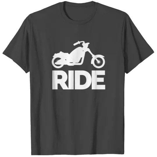 Motorcycle Rider Chopper Biker Motorbiking T Shirts