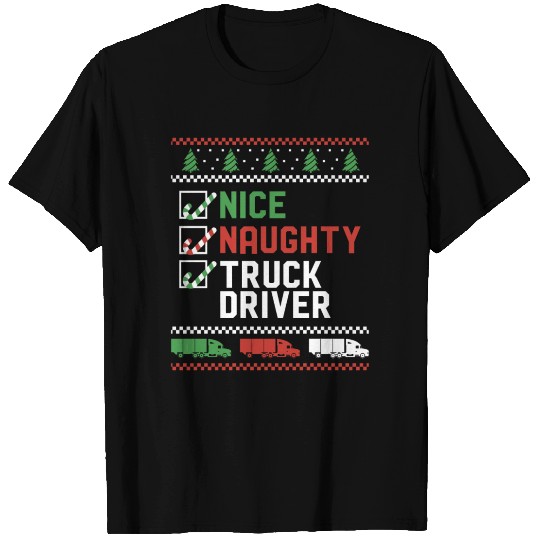Trucker Truck Driver Christmas T Shirts
