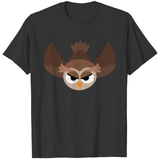 Flying Owl - bird T-shirt