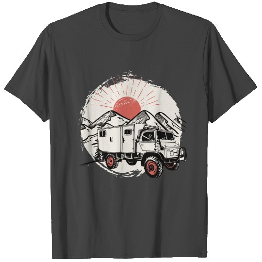Camping - Unimog - Adventure - Oldtimer T Shirts