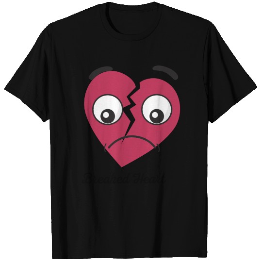 Breaked Heart Like sad heart T Shirts