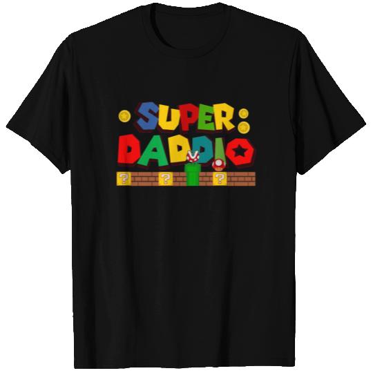Super Daddio T Shirts,Fathers Day T Shirts,Gamer Daddy