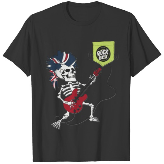 skeleton: Rock Days T-shirt