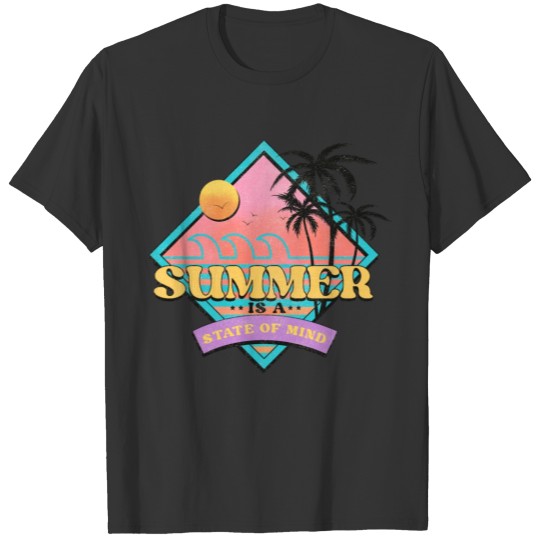 Summer Is A State Of Mind Retro T-shirt