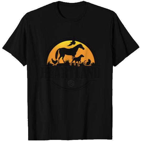 HEARTLAND, HORSE, ranch, rancher T Shirts