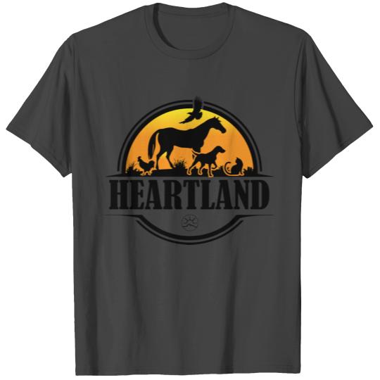 HEARTLAND, HORSE, ranch, rancher T Shirts