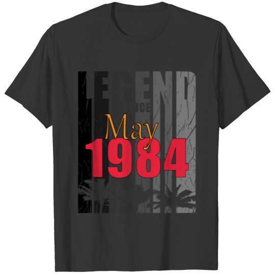 May 1984 Vintage Birthday gift T-shirt