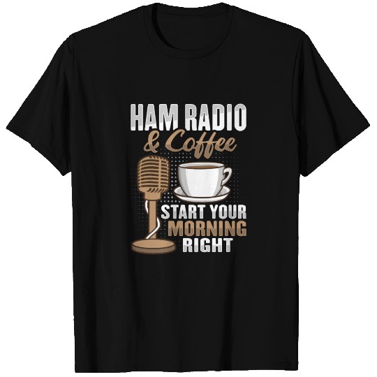 Amateur Radio Coffee Ham Radio Operator T Shirts