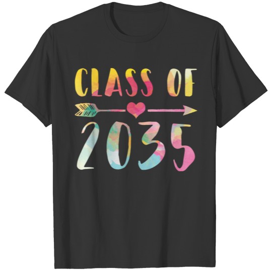 Class Of 2035 Pre-school Kindergarten Graduation T-shirt