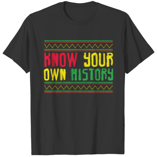 Know Your History Proud Black History Juneteenth T Shirts