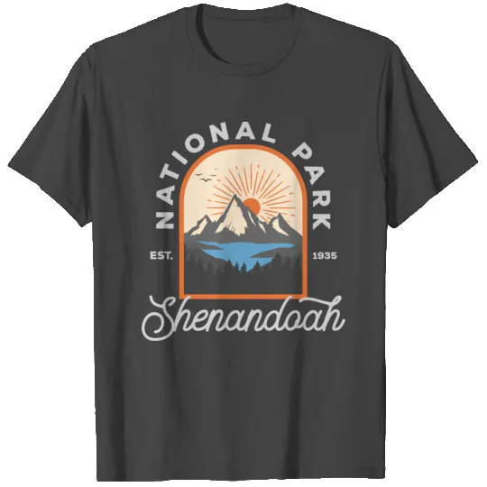 National Park Shenandoah Vintage Virginia Mountain T Shirts