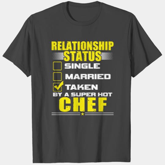 Funny His and Her Gift Idea Chef Relationship T Shirts