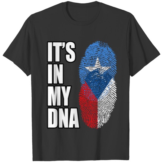 Somali And Czech Vintage Heritage DNA Flag T-shirt