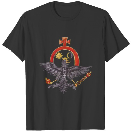 Medieval Alchemical Grey Eagle T-shirt