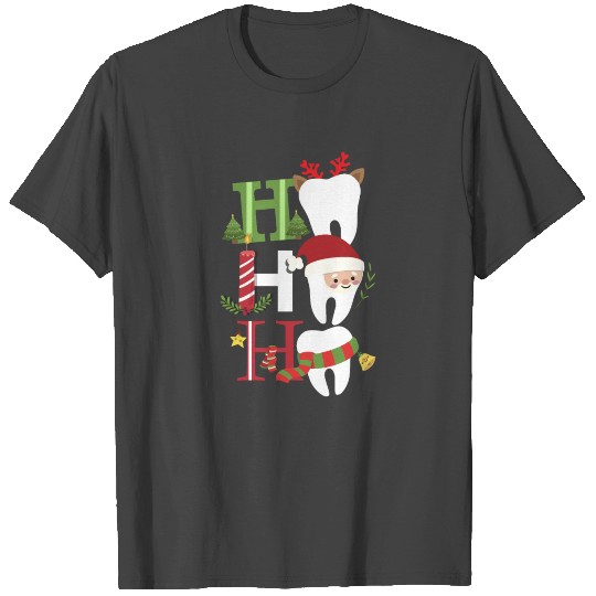 Dentist Christmas Dental Office Santa T Shirts