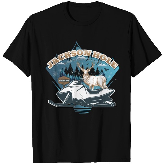 The Jackson Hole Exclusive Wyoming Snow Lovers T Shirts