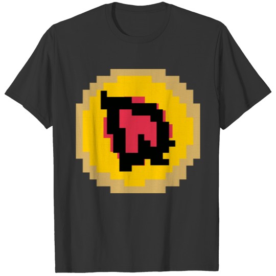 pixelated letter Q T-shirt