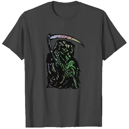 Grim Reaper colorful T Shirts
