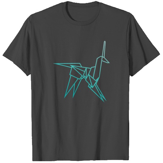 Blue Blade Runner Origami Unicorn Classic T Shirts