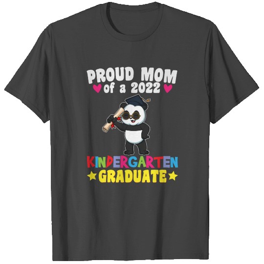 Graduation Proud Mom 2022 Kindergarten Graduate T Shirts