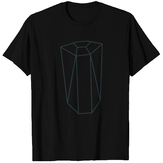 Line art simple irregular gemstone T Shirts