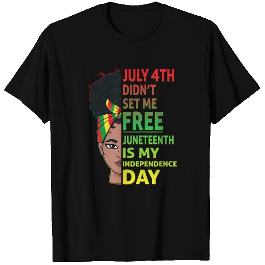 Juneteenth Black Queen Independence 1865 T Shirts