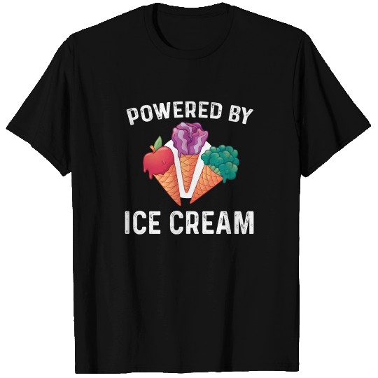 Powered By Ice Cream T Shirts