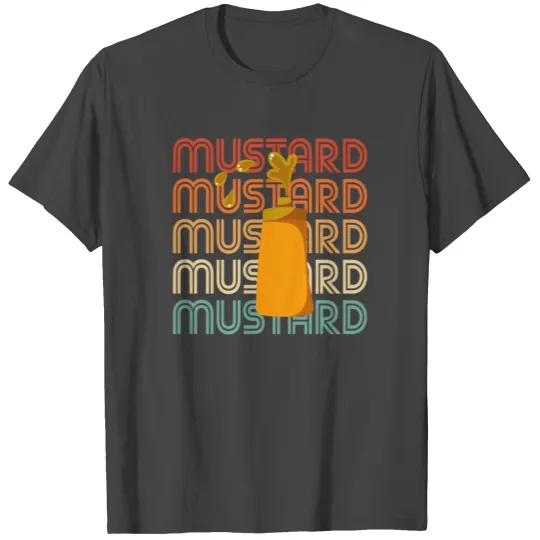Yellow English Mustard Heart Gift T Shirts