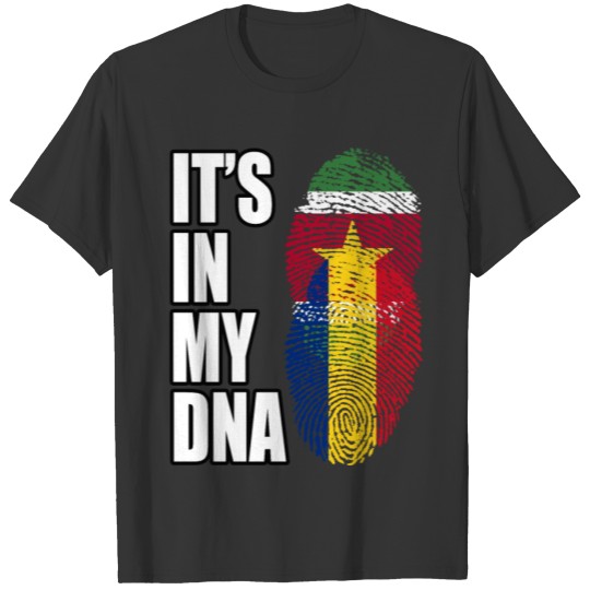 Surinamese And Romanian Vintage Heritage DNA Flag T-shirt