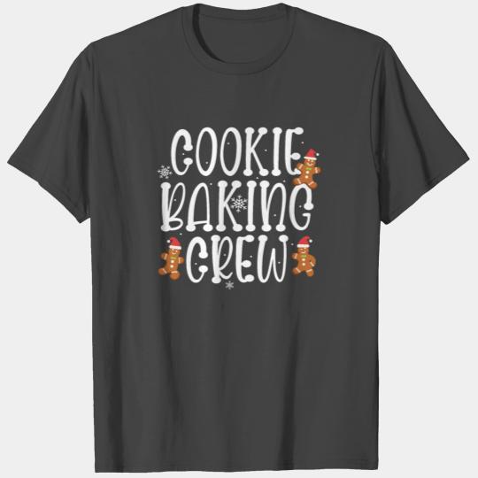 Cookie Baking Crew Pajama Christmas Gingerbread T Shirts