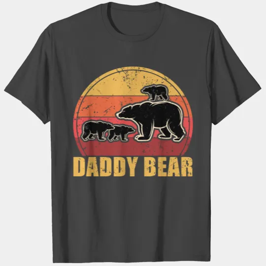 Fathers day Gift Idea, Daddy Bear Cubs, Dad T Shirts