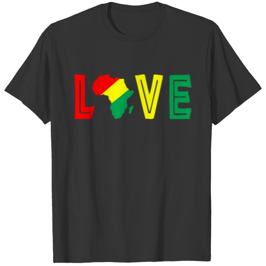 Love 1865 Black History Juneteenth Flag T Shirts