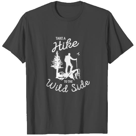 Take A Hike Funny Retro Hiker Outdoors Camping Nat T Shirts