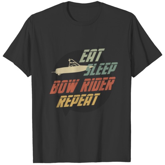Vintage Eat Sleep Bow Rider Repeat BOW RIDER T-shirt
