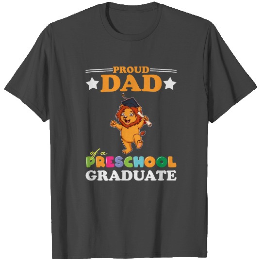 Pre-K Graduation Proud Dad 2022 Preschool Graduate T Shirts