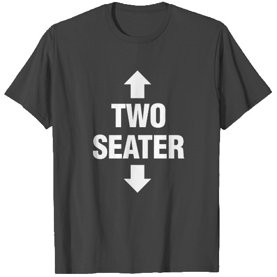 Two Seater Men's Adult Fetish Swinger Polygamy T Shirts